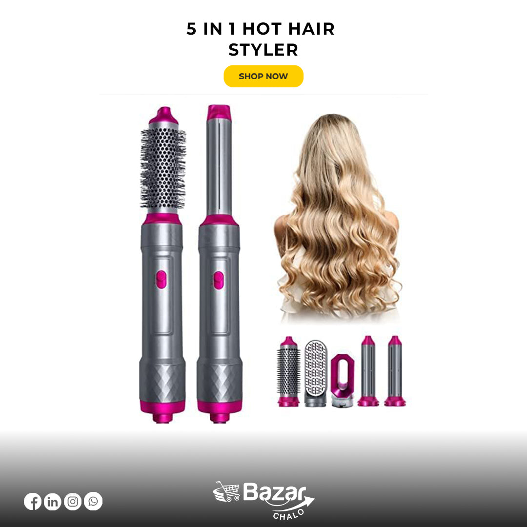 5 in 1 Hot hair styler