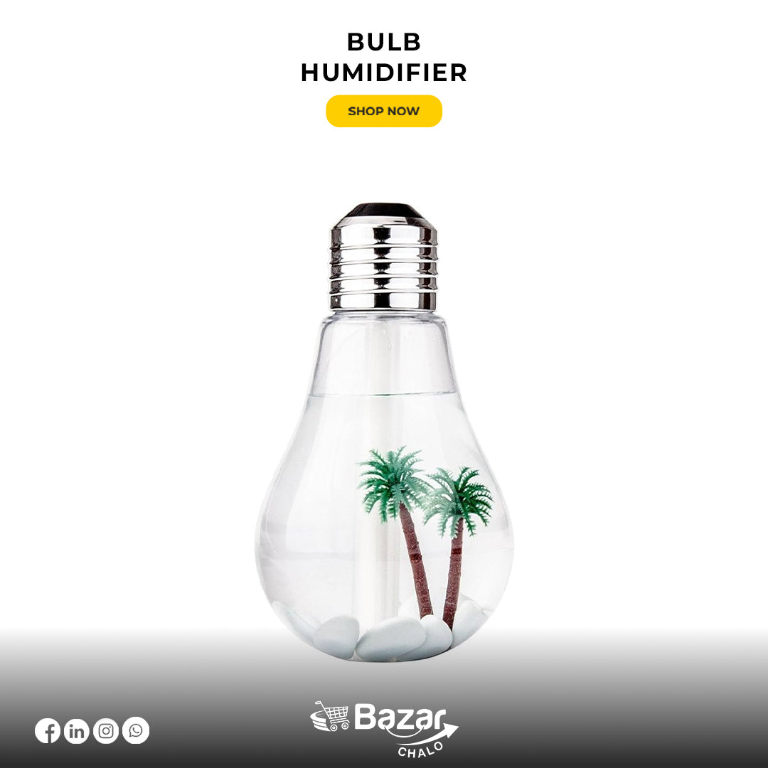 bulb humidifier with rgb lights