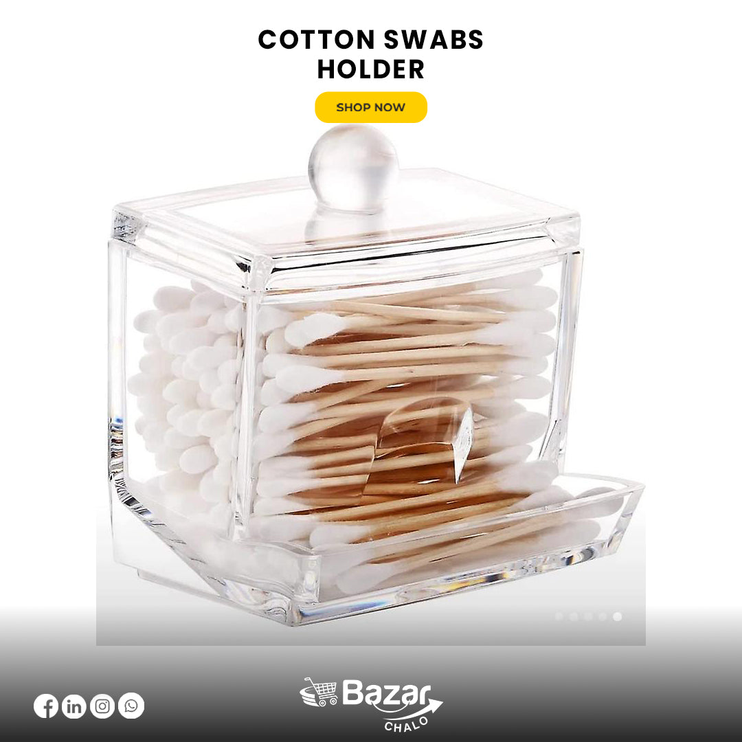 cotton swab holder box
