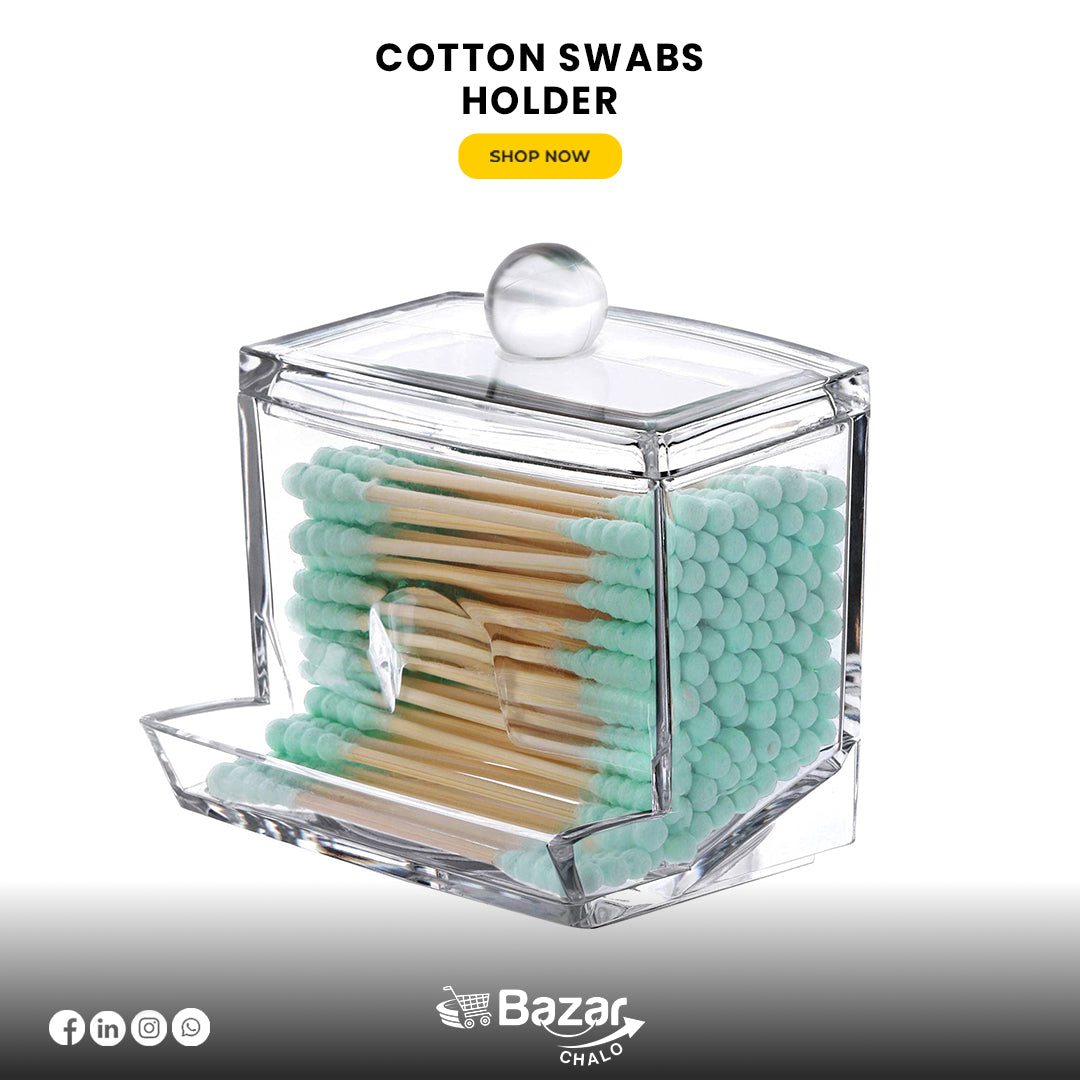 portable cotton swabs box