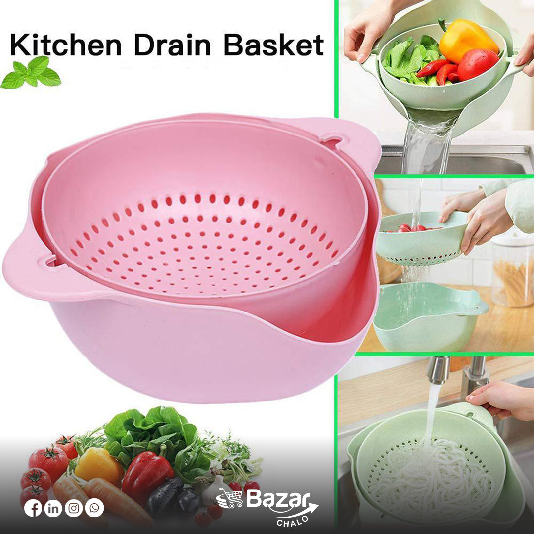 Kitchen Drain Basket Best for Draining rice