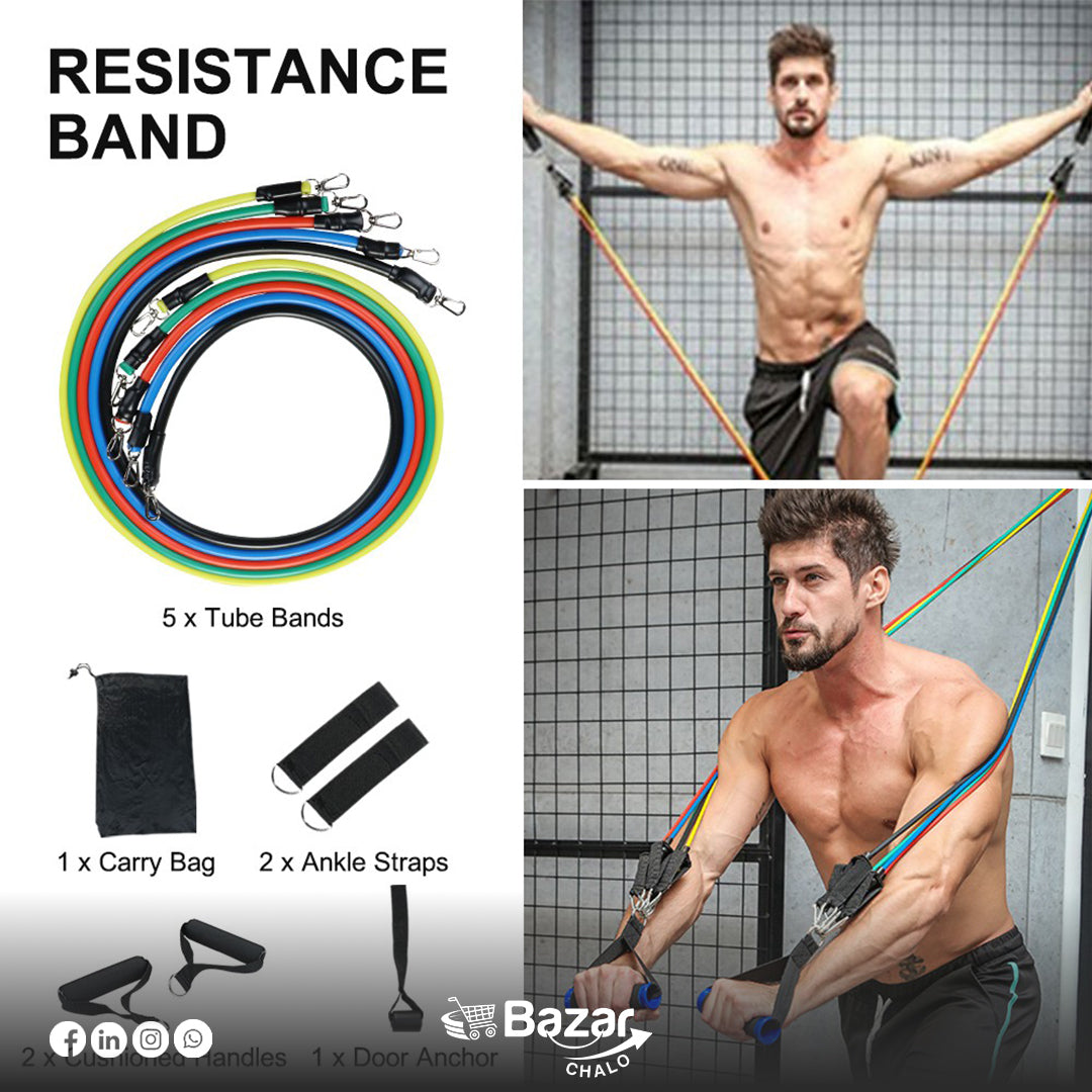 5 in 1Power Resistance Bands Set