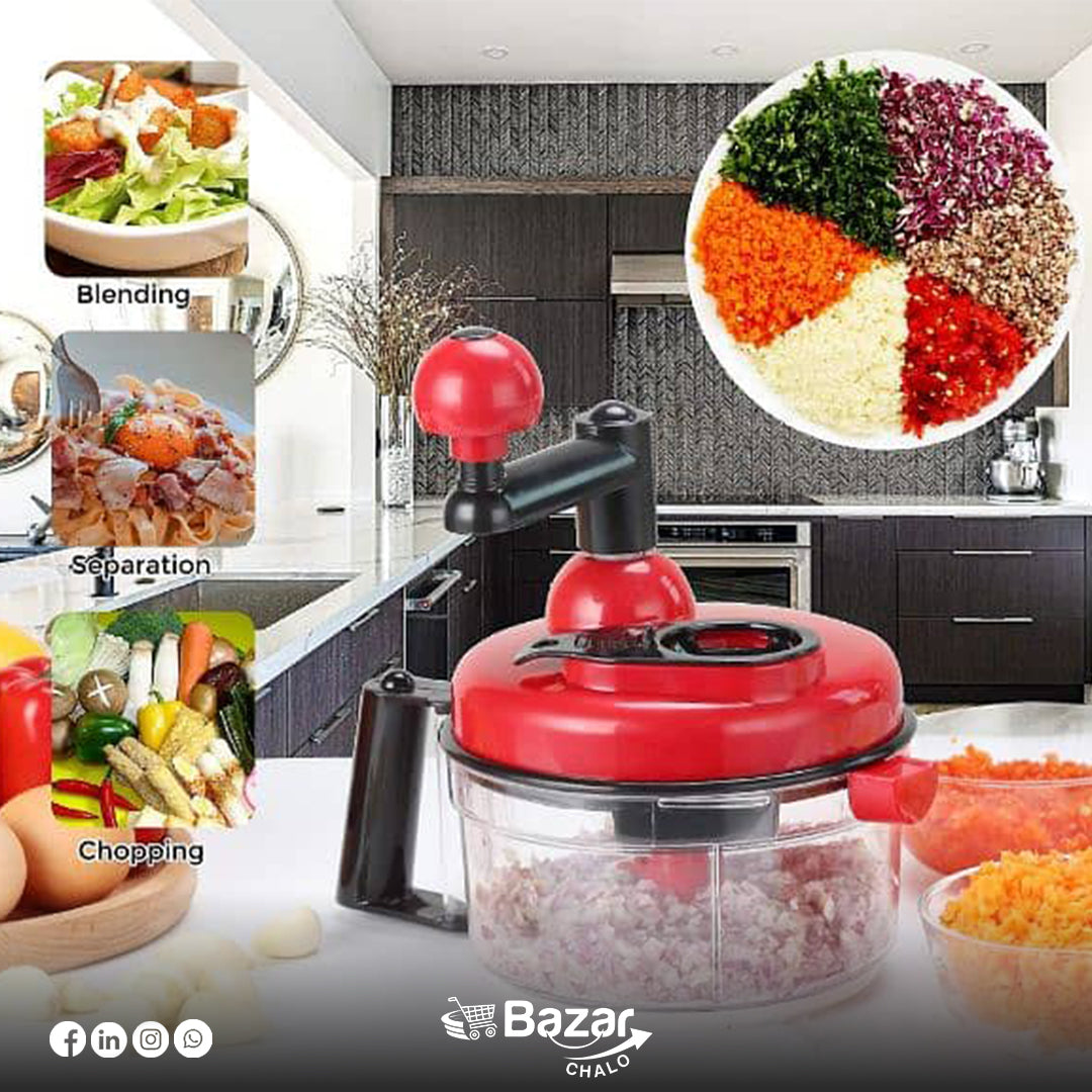 Manual Chopper Vegetable Plastic