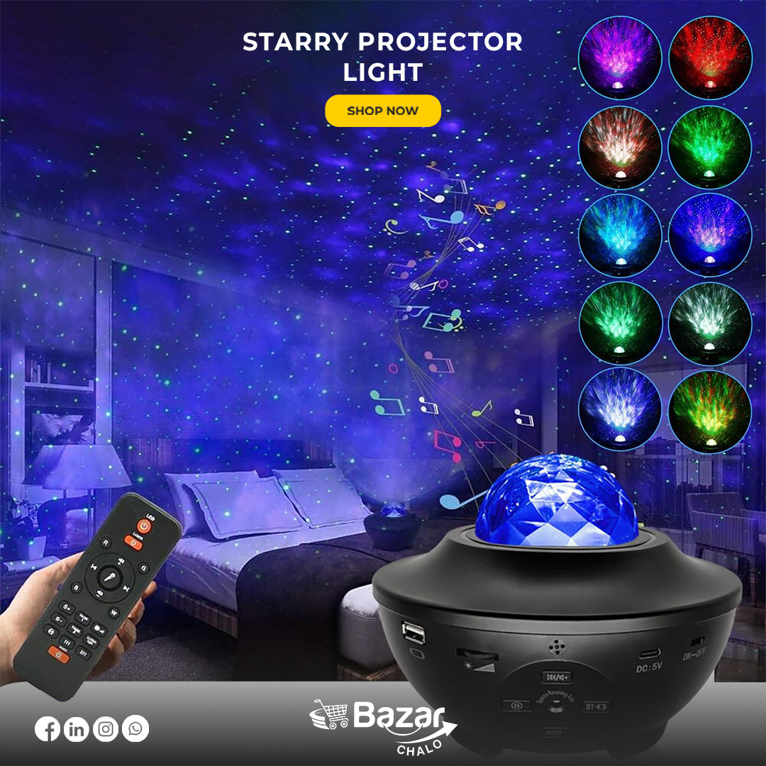 Aesthetic room Starry light projector