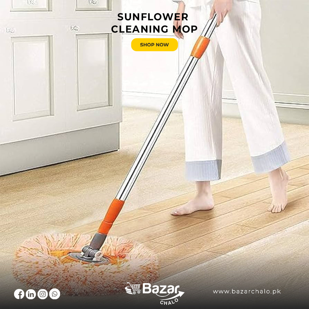 Sunflower cleaning mop 