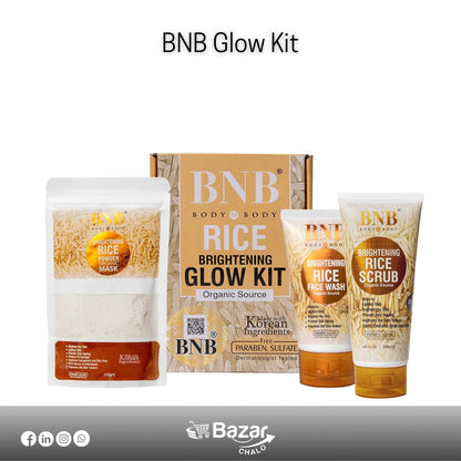 BNB Glow Kit with rice