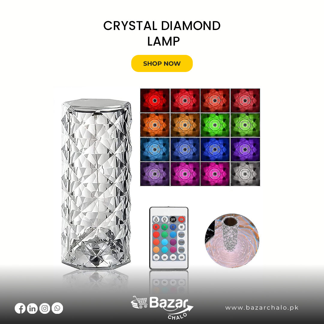 Crystal Diamond Lamp