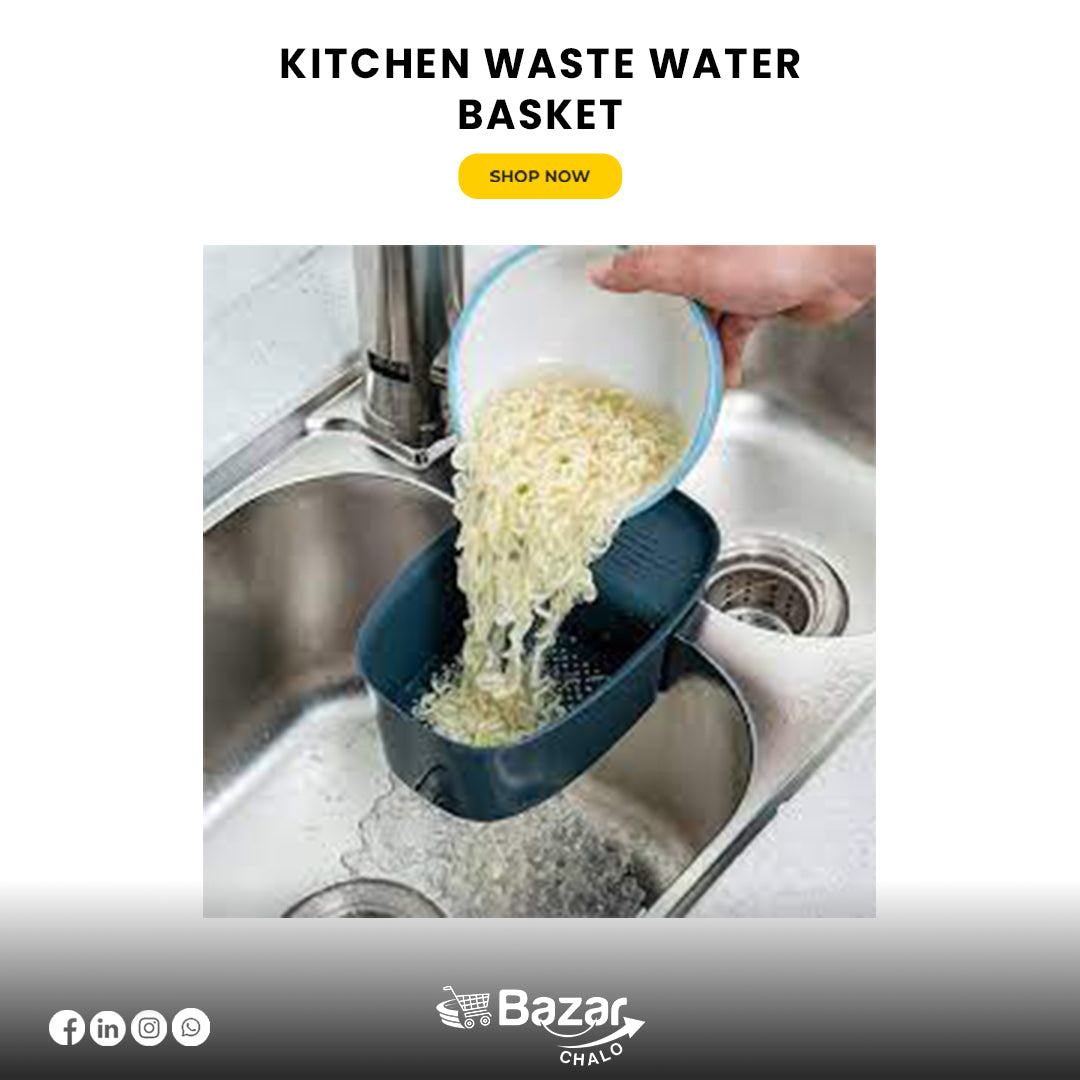 Kitchen Waste Water Basket Storage Rack