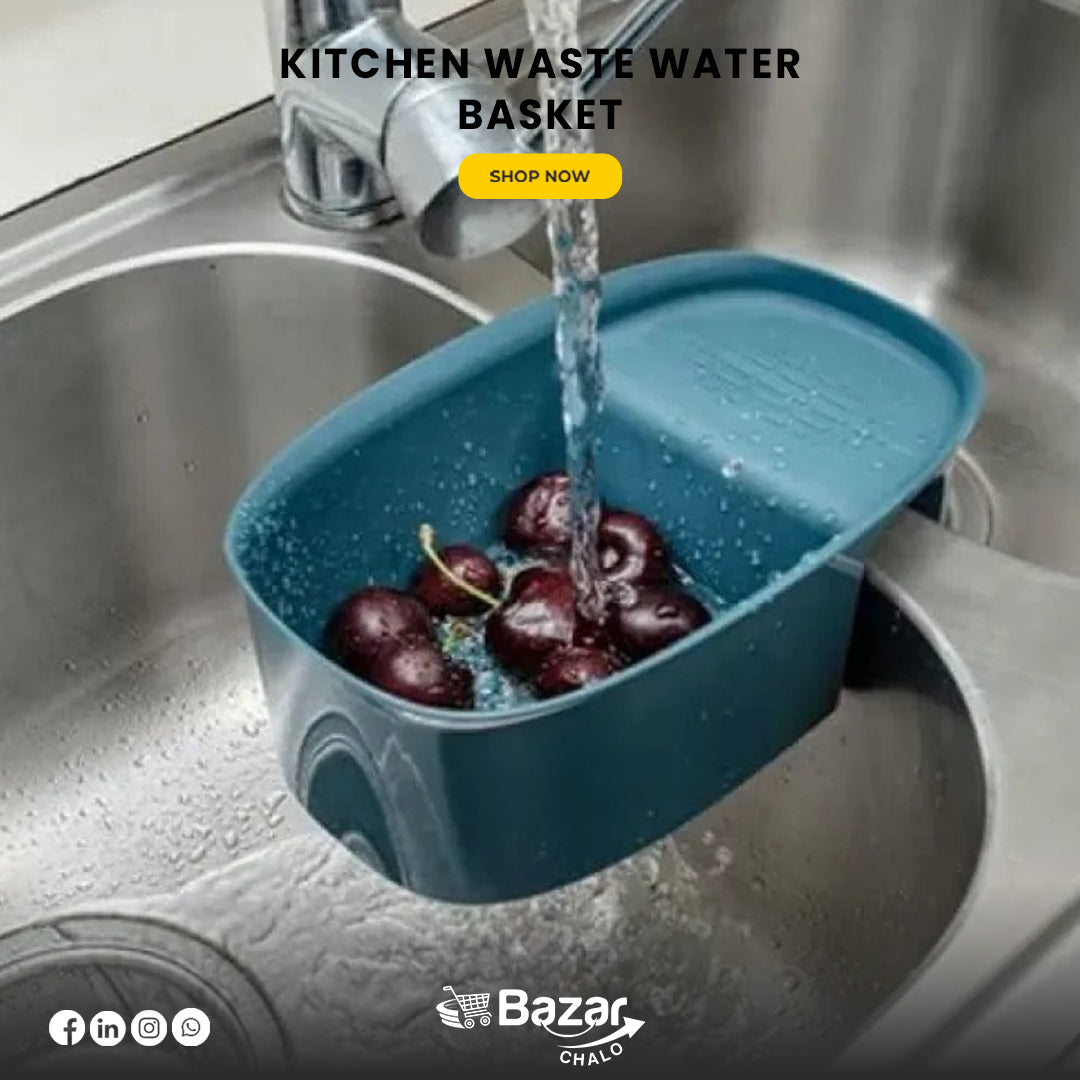 Kitchen Waste Water Basket Storage Rack