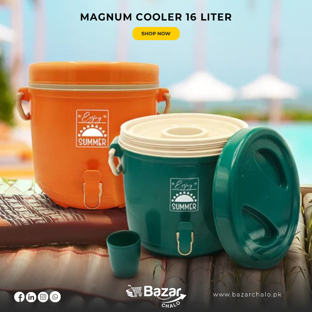 Magnum Water Cooler with a Glass