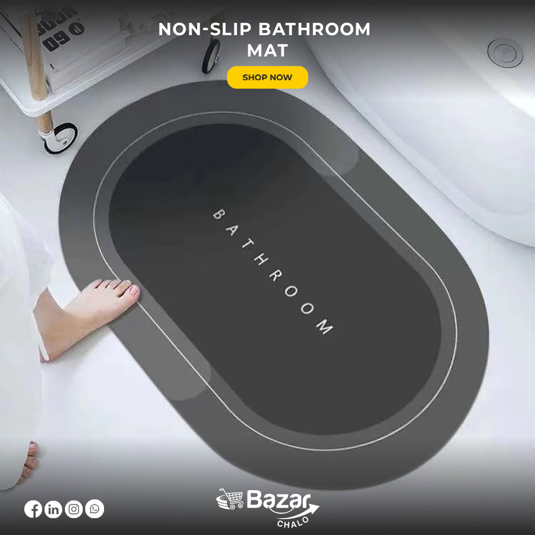 Non Slippery Bathroom Mat best for wet floors  