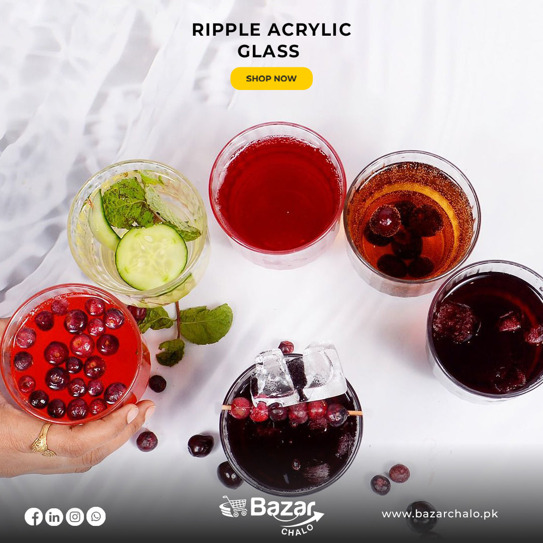 Ripple acrylic glass
