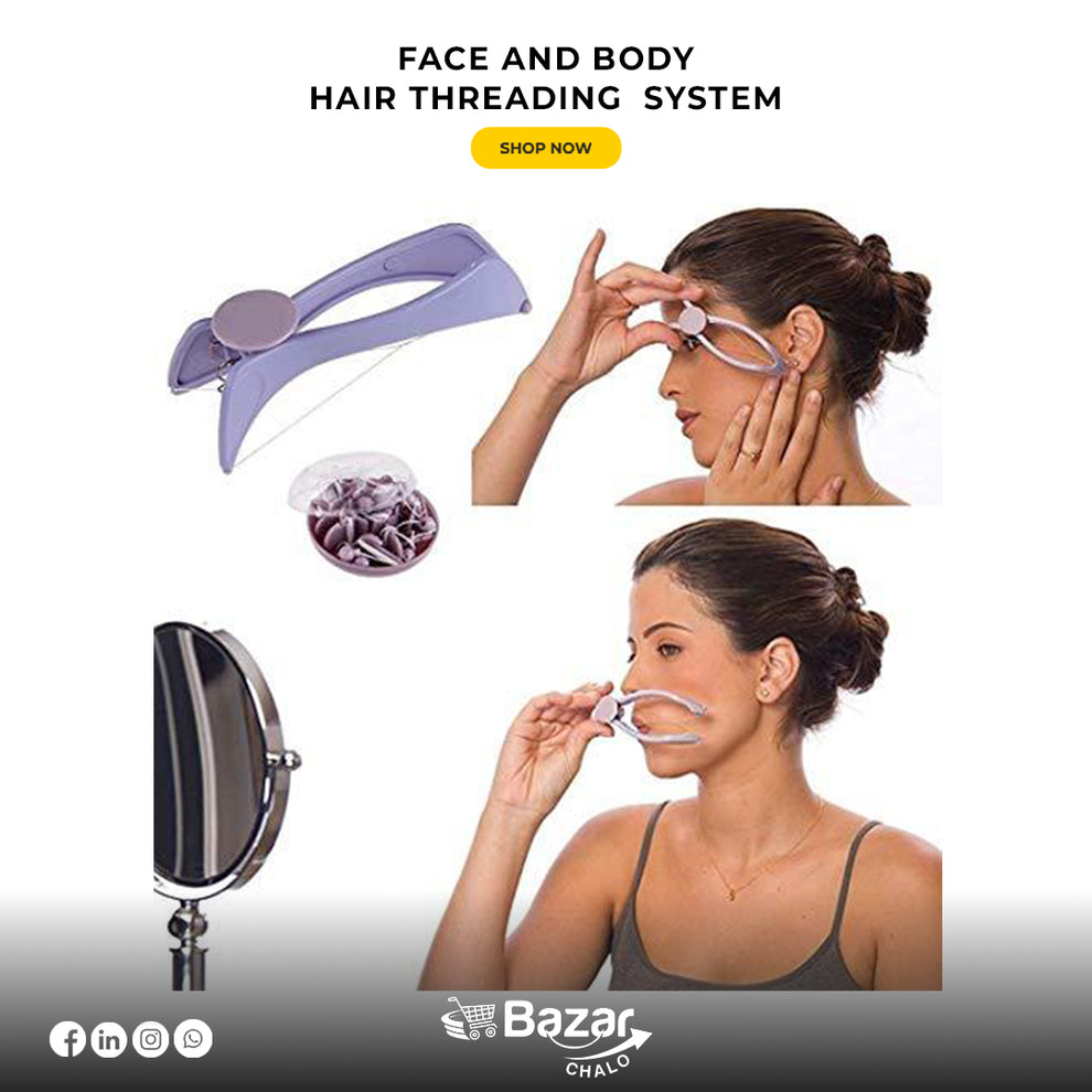 Sildne Face And Body Hair Threading System Bazar Chalo
