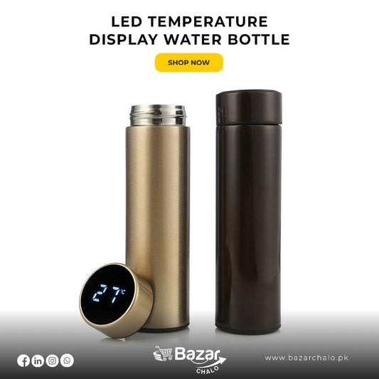 Led Display water Bottle