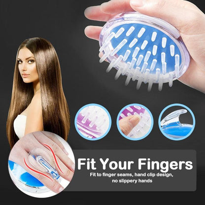 Hair Scalp Massager Brush With Soft Silicone Bristles - Bazar Chalo