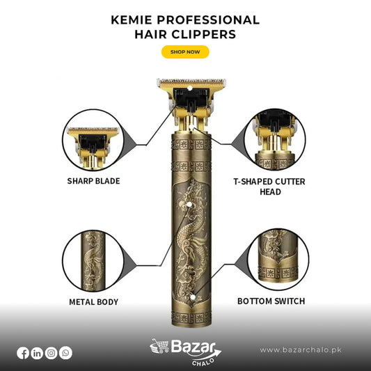 Professional Vintage T9 Dragon Style Trimmer for men - Bazar Chalo